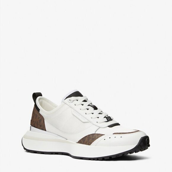 NEW Michael Kors Flynn Trainer Sneakers - Picture 1 of 5